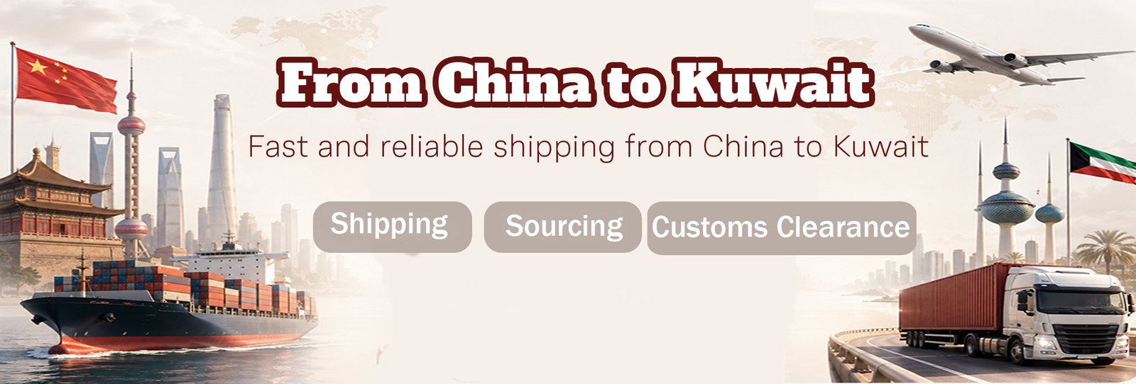 China to Kuwait